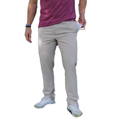 Burlebo Men's Slim Fit Performance Pants