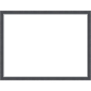 Amanti Art Eva Black Silver Thin Framed Dry Erase Magnetic Board - 1 of 4