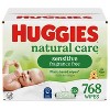 Huggies Little Snugglers 168 Count/Size1 Disposable Diapers + 148 Count/Size 2 Disposable Diapers + 768 Count Natural Care Baby Wipes - 4 of 4