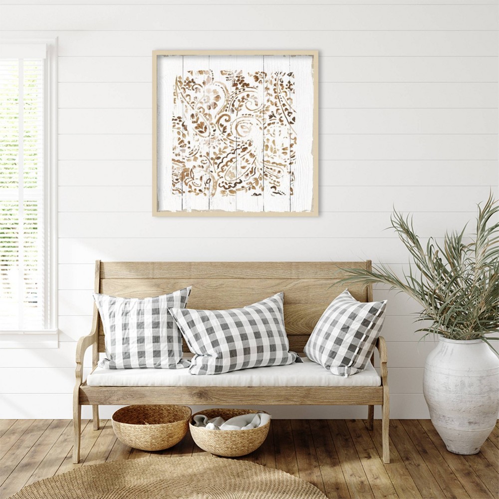 Photos - Other Decoration Amanti Art 33"x33" Eternal Beauty I by Tom Reeves Wood Framed Wall Art Print