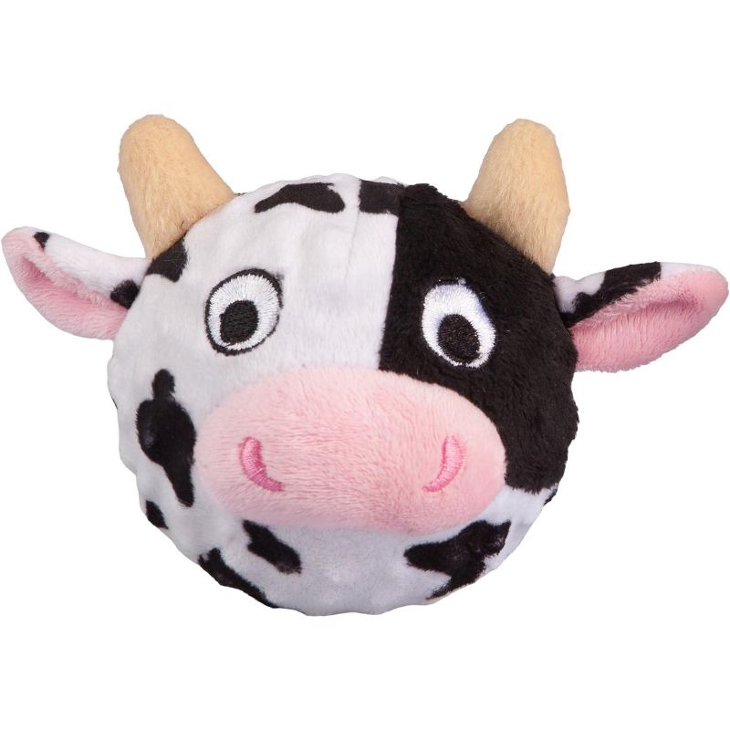 fabdog Cow faball Squeaky Dog Toy (Medium), 1 of 2