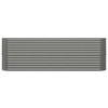 vidaXL Garden Raised Bed Gray Powder-Coated Steel Large Durable - 88.2" x 15.7" x 26.8" - Gray - 3 of 4