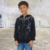 Marvel Avengers Black Panther Cosplay Fleece Zip Up Pullover Hoodie Toddler to Little Kid - 3 of 4