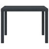 Garden Dining Table Anthracite 39.37 x 39.37 x 28.74 in - 3 of 4