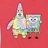Women's - SpongeBob SquarePants - SpongeBob & Patrick Tie Dye Short Sleeve Graphic T-Shirt - 2 of 4