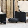 vidaXL Parasol Base Black Polyethylene Large Parasol Base Round - 2 of 4