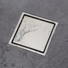 WOWOW 6 in. x 6 in. Stainless Steel Square Shower Drain with Tile-In Pattern Drain Cover in Brushed Nickel - 2 of 4