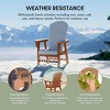 WestinTrends Outdoor Patio Adirondack Dining Chair Weather Resistant - 3 of 4