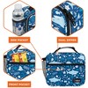 OPUX Insulated Lunch Bag, Leakproof Soft Cooler Tote Box School Kids Boys Girls, Small Compact Reusable Adult Men Women - 4 of 4