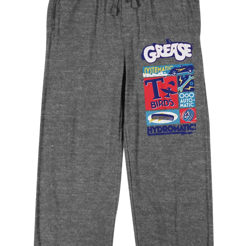 Grease "Hydromatic" Men's Heather Gray Sleep Pants, 2 of 4