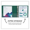 Samsill Durable D-Ring View Binders, 3 Rings, 2" Capacity, 11 x 8.5, Black/Blue/Green/Red, 4/Pack - 4 of 4