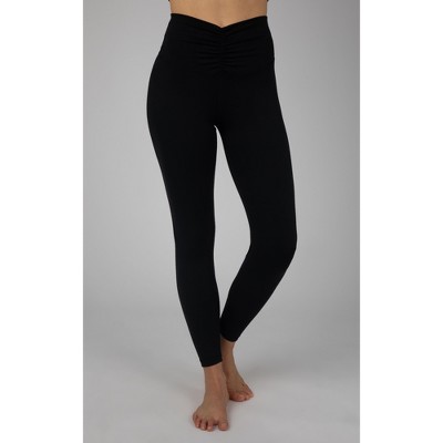 Yogalicious Womens Lux Polygiene High Waist Elastic Free Ankle Legging -  Tulipwood - Medium : Target
