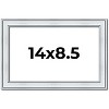 PosterPalooza | Photo Size Classic Silver Picture Frame - UV Acrylic, Foam Board Backing, Hanging Hardware - 2 of 4