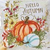C&F Home Hello Autumn Pumpkins 18" x 18" Printed and Embroidered Throw Pillow - 3 of 4