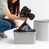 IRIS USA Top Entry Cat Litter Box Litter Particle Catching Cover and Privacy Walls with Scoop, Cat Pan - 4 of 4