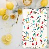 Ninola Design Christmas lights Cutting Board Rectangle -Deny Designs - 2 of 3