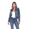 Women's Classic Denim Jacket - White Mark - 2 of 4
