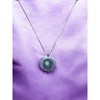 Michelle Marie Boutique's Purple Amethyst Geode Slice Pendant Necklace - Sterling Silver - 2 of 3