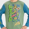 Boys' Teenage Mutant Ninja Turtles Long Sleeve Graphic T-Shirt - Blue/Green - 2 of 4