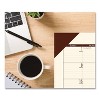 EcoTones Recycled Monthly Desk Pad Calendar, 22 x 17, Moonlight Cream Sheets, Brown Corners, 12-Month (Jan to Dec): 2026 - 2 of 4