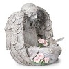 Roman 15.5" Hummingbird Angel Planter Resin Outdoor Garden Statue Gray - 4 of 4