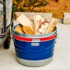 Behrens 9 Gal Galvanized Steel Utility Basket w/Wire Handle & Rim - 4 of 4
