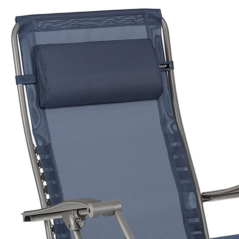 Lafuma RSXA Clip XL Bayline Relaxation Outdoor Zero Gravity Steel Folding Recliner Chair for Camping, Backyards, Patio, Lawn, and Garden, Ocean, 3 of 7