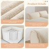 YOOCOZZ Oversized Sectional Compressed Sofa with Backrest, Legless and Freely Movable Design - 4 of 4