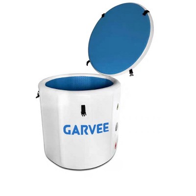 Ice Bath Tub for Athletes, Compatible with Water Chillers, 186Gallon Inflatable Cold Plunge Tub With Insulated Lid