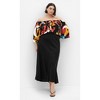 Women's Plus Size Maiya Print Top - multi print | CITY CHIC - 3 of 4