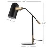 19.25" Metal Edison Task Lamp (Includes LED Light Bulb) Black - JONATHAN Y: Adjustable, Minimalist Design, UL Listed - image 4 of 4