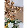 VYNXARIA 4 - Light Vintage Wood Beaded Ceiling Lights, Hanging Chandelier with Adjustable Chain - 3 of 4