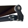 ALEKO 12 x 10 feet Motorized Black Frame Retractable Home Patio Canopy Awning 12'x10' - 4 of 4