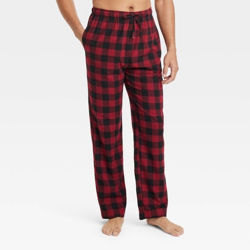 Goodfellow Men's XXL RED/BLACK BUFFALO PLAID Pajama Pants
