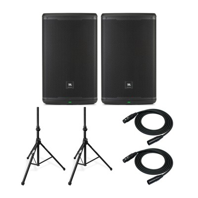 Jbl Professional Eon715 15in Bluetooth Loudspeaker (pair) With Stands ...