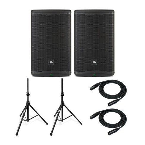Jbl Professional Eon715 Loudspeaker (pair) With Stands And Cables : Target