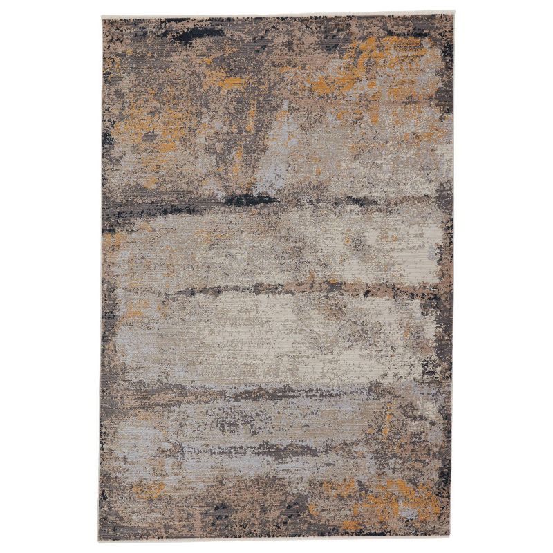 Trevena Abstract Area Rug Gray/Gold - Jaipur Living, 1 of 6