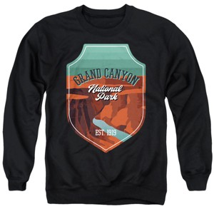 Men's Grand Canyon National Park Sticker Crewneck Sweatshirt - 1 of 4