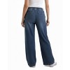 Women's Under the Belly Tie Waist Denim Wide Leg Pant | Motherhood Maternity - 2 of 4