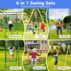 Dexmalle Indoor/Outdoor Metal Swing Set - 4 of 4