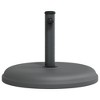 vidaXL Parasol Base Black Plastic and Concrete, Iron Medium - 4 of 4