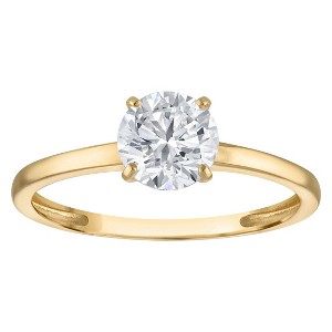 Naturalux 14K Gold 1 CT Lab Grown Diamond Solitaire Ring - 1 of 4