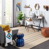 Livabliss Matisse 26"H x 16"W Modern Navy Wall Tapestries - 3 of 3
