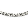 Black Bow Jewelry Men's 9mm Stainless Steel Fancy Curb Chain Necklace, 24 Inch - 2 of 4