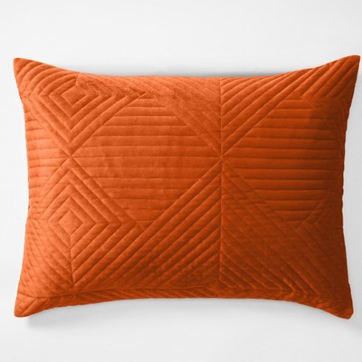 BrylaneHome Geo Diamond Velvet Sham