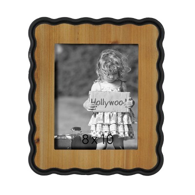 VIP Wood 14 in. Brown 8x10 Photo Frame