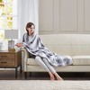 Sapphtopaz 60"x70" Oversized Faux Fur Blanket, Warm Soft Throw Blanket for Bed with Solid Reverse, Oeko-Tex Certified Bedding for Room Decor - 4 of 4