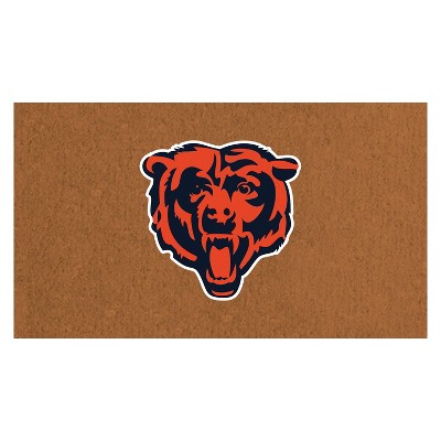 EvergreenNFLChicago Bears Logo Natural Coir 28 x 16 Inches Indoor Outdoor Doormat