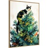 Amanti Art Cats Life Christmas Tree by Justyna Jaszke Framed Canvas Wall Art - 2 of 4