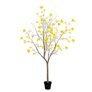 HomeStock  8 ft. Artificial Tree in Pot for Indoor/Outdoor - 1 of 4